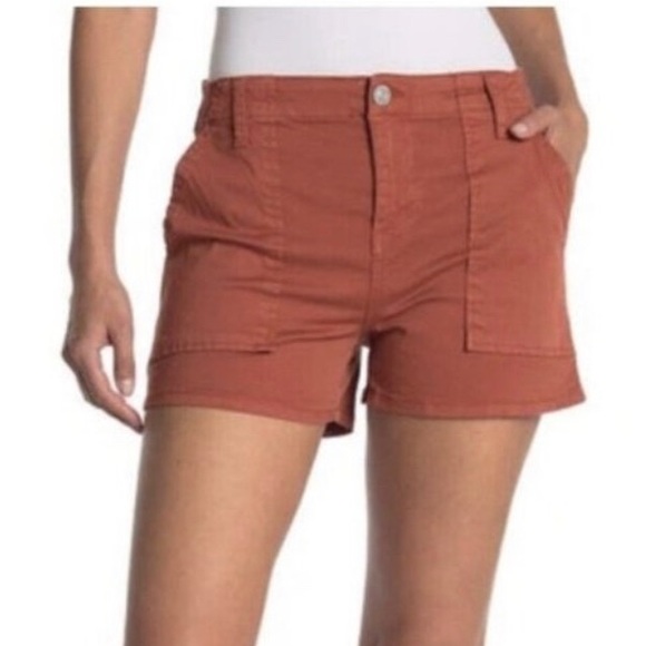 Hudson Utility Washed Rust Shorts Size 29 - Picture 2 of 10